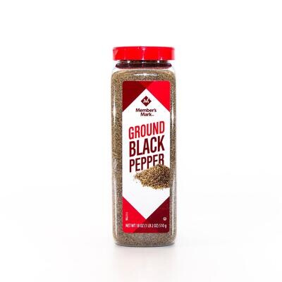 Member&#39;s Mark Ground Black Pepper (18 oz.)