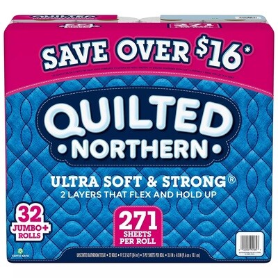 Quilted Northern Ultra Soft and Strong Toilet Paper (271 sheets/roll, 32 ct.)