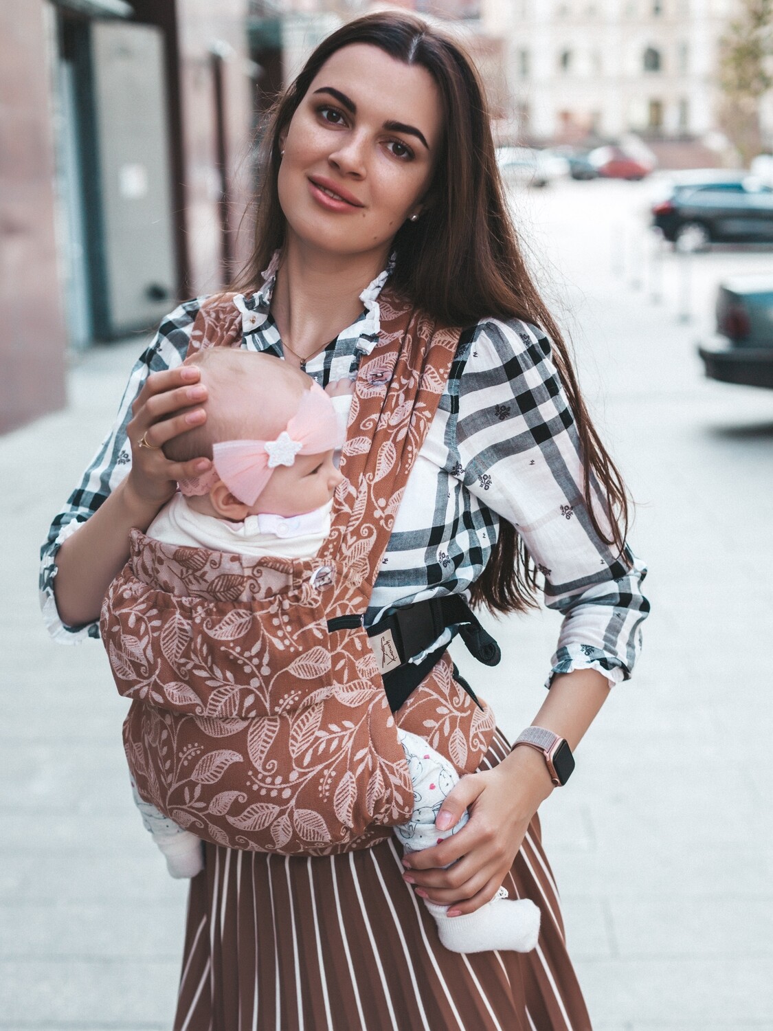 Growing baby carrier Karaush Leaves Autumn