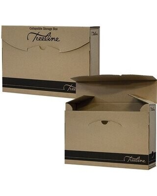 Treeline Manilla board collapsible filing box (Pack of 25)