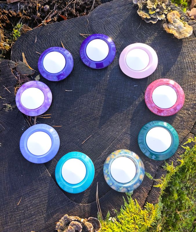 Geursteen met flesje etherische olie 5ml