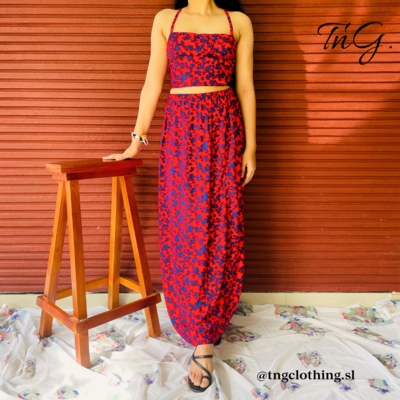 TnG Red Blooms Tunic Kit