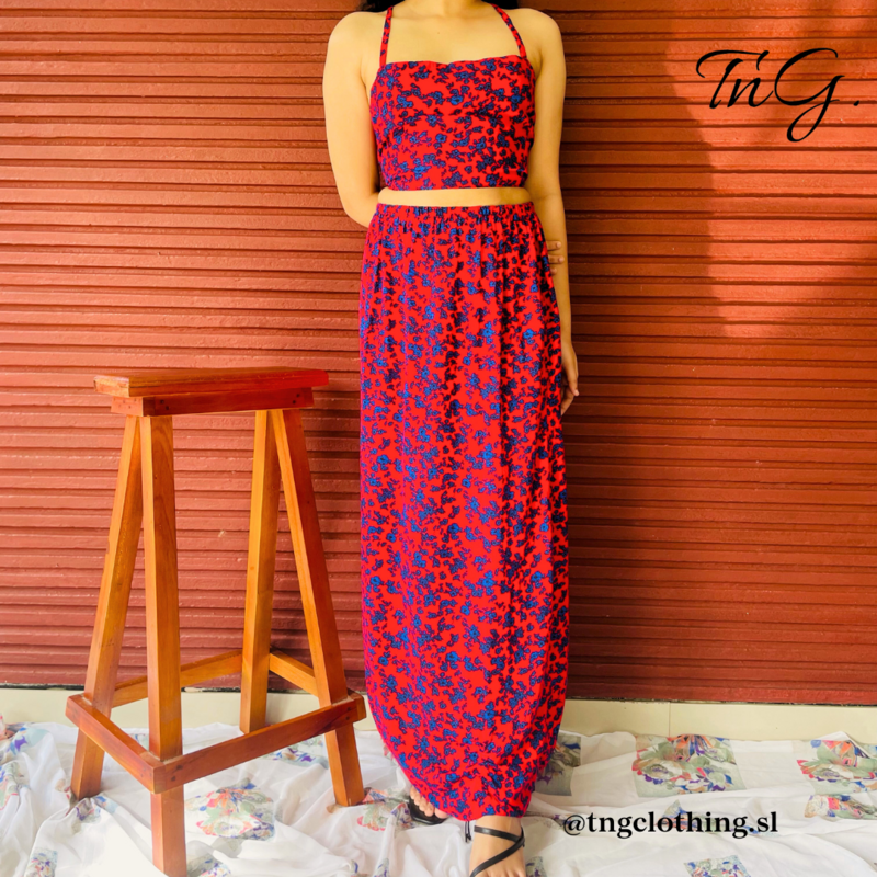 TnG Red Blooms Tunic Kit