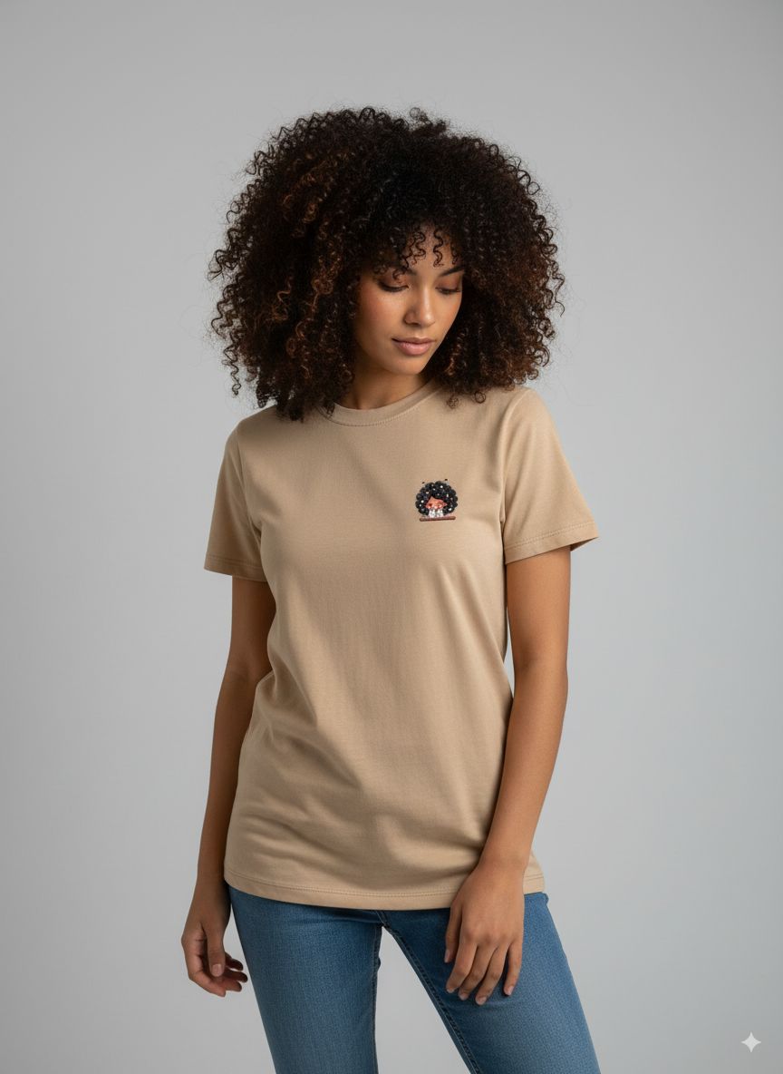 ​TnG Pocket Printed Tee - Curly Girl