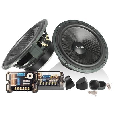 Kit altoparlanti Woofer in carbonio Tweeter Crossover