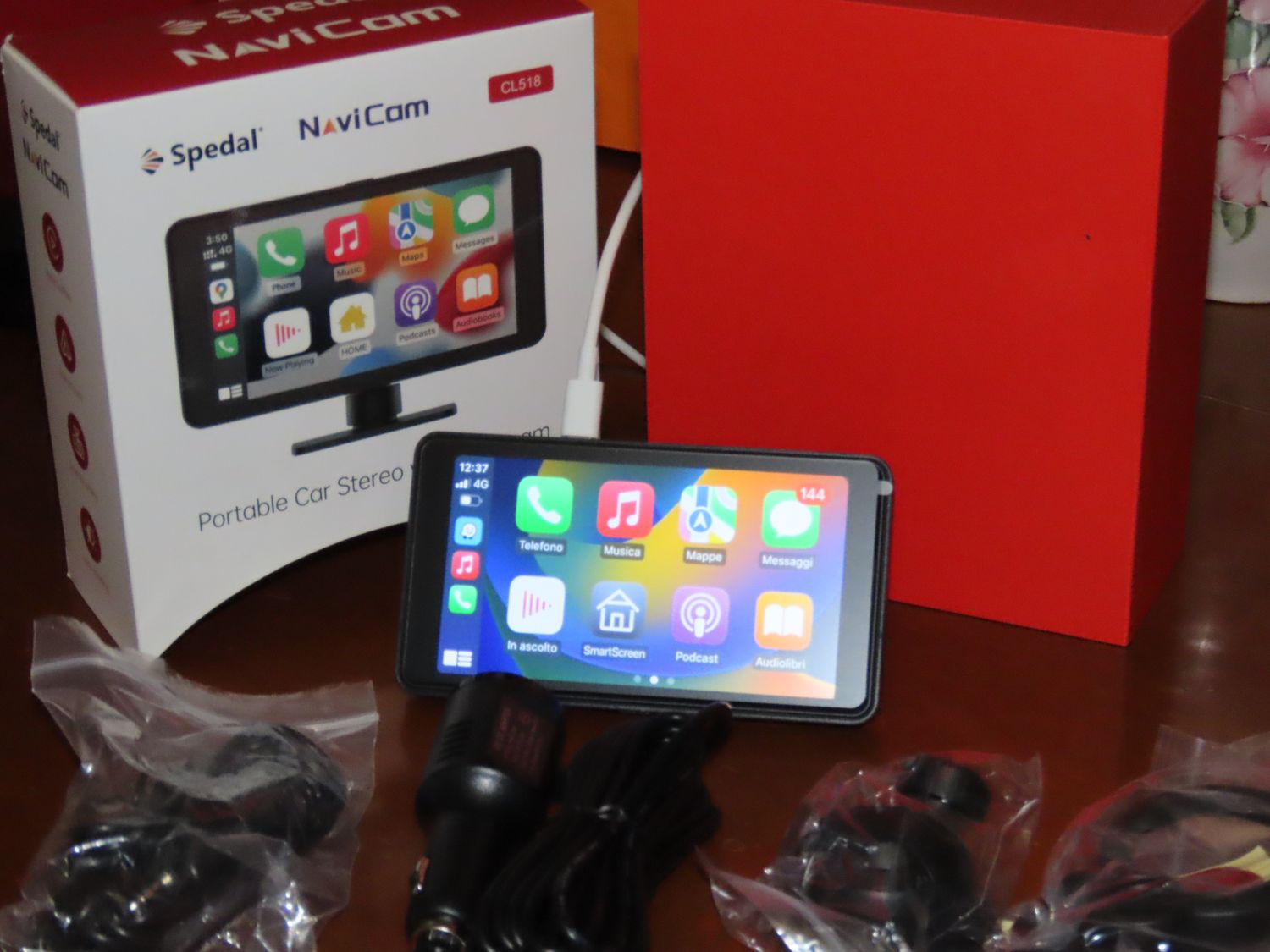 Infotainment 5’ wireless CarPlay con dashcam 2.5k