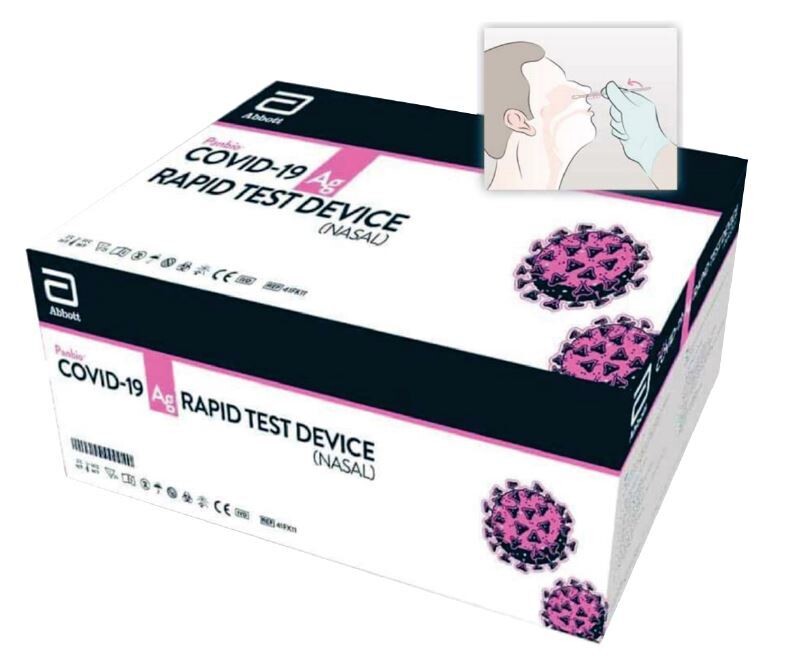 Abbott Pan-bio Rapid Antigen Do It Yourself Covid Test Health Canada Authorized (pack of 10 tests)