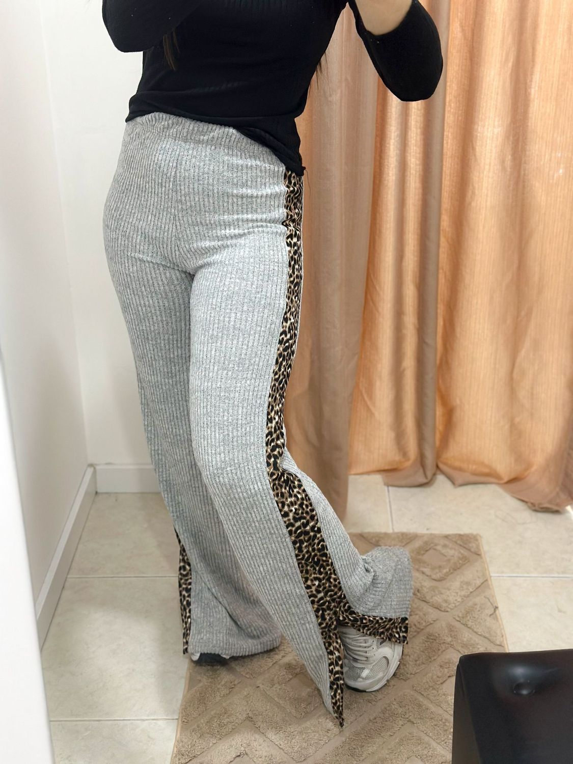 PANTALON GRIS PRINT
