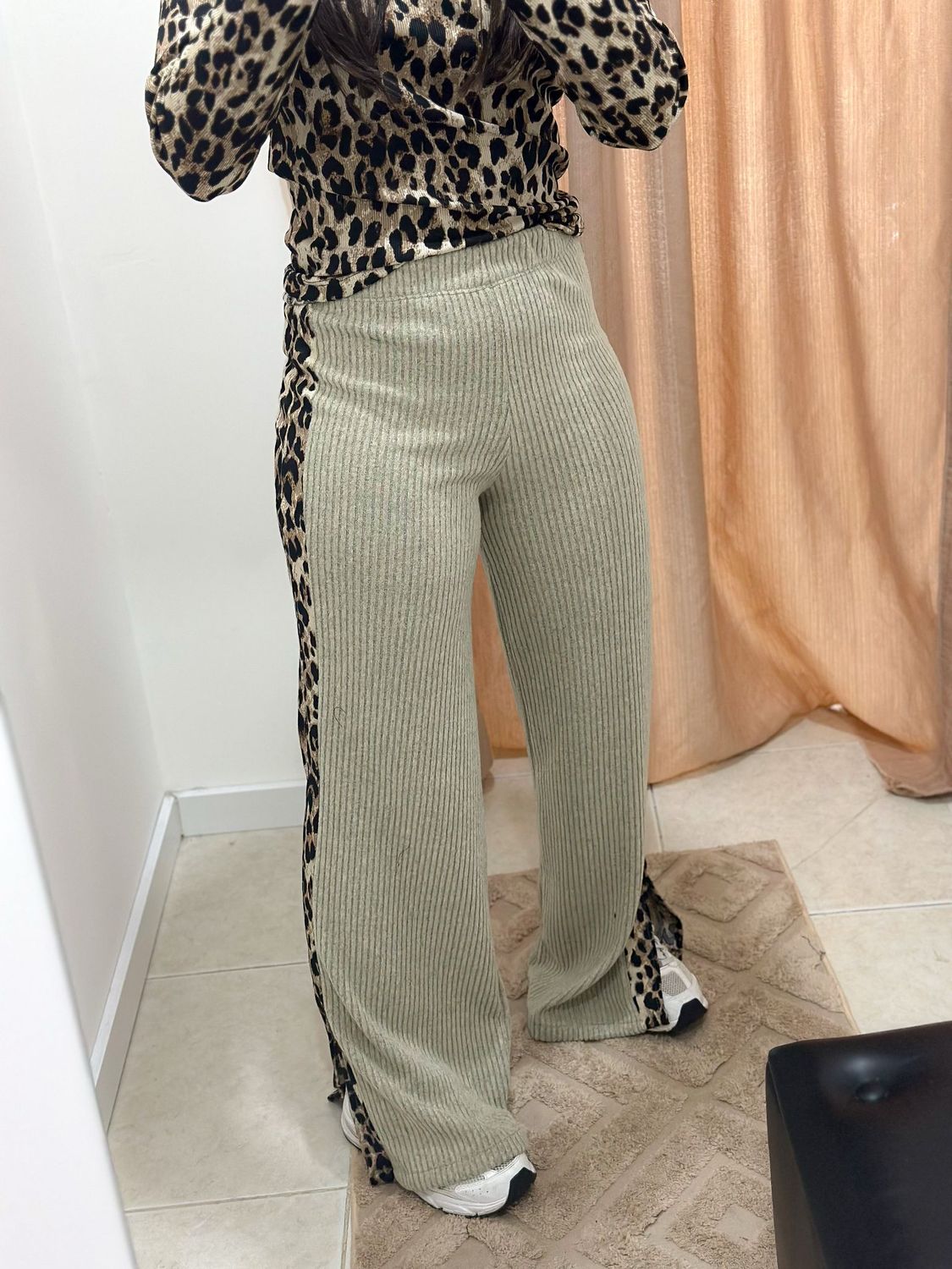 PANTALON VERDE PRINT