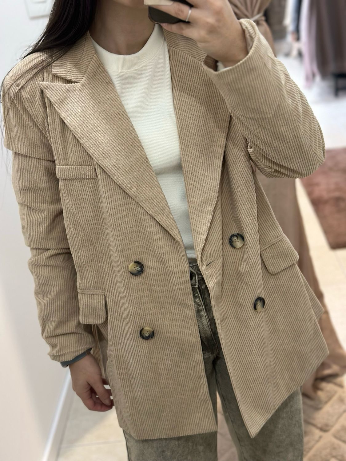 BLAZER BEIGE PANA