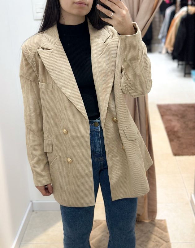 BLAZER PANA BEIGE
