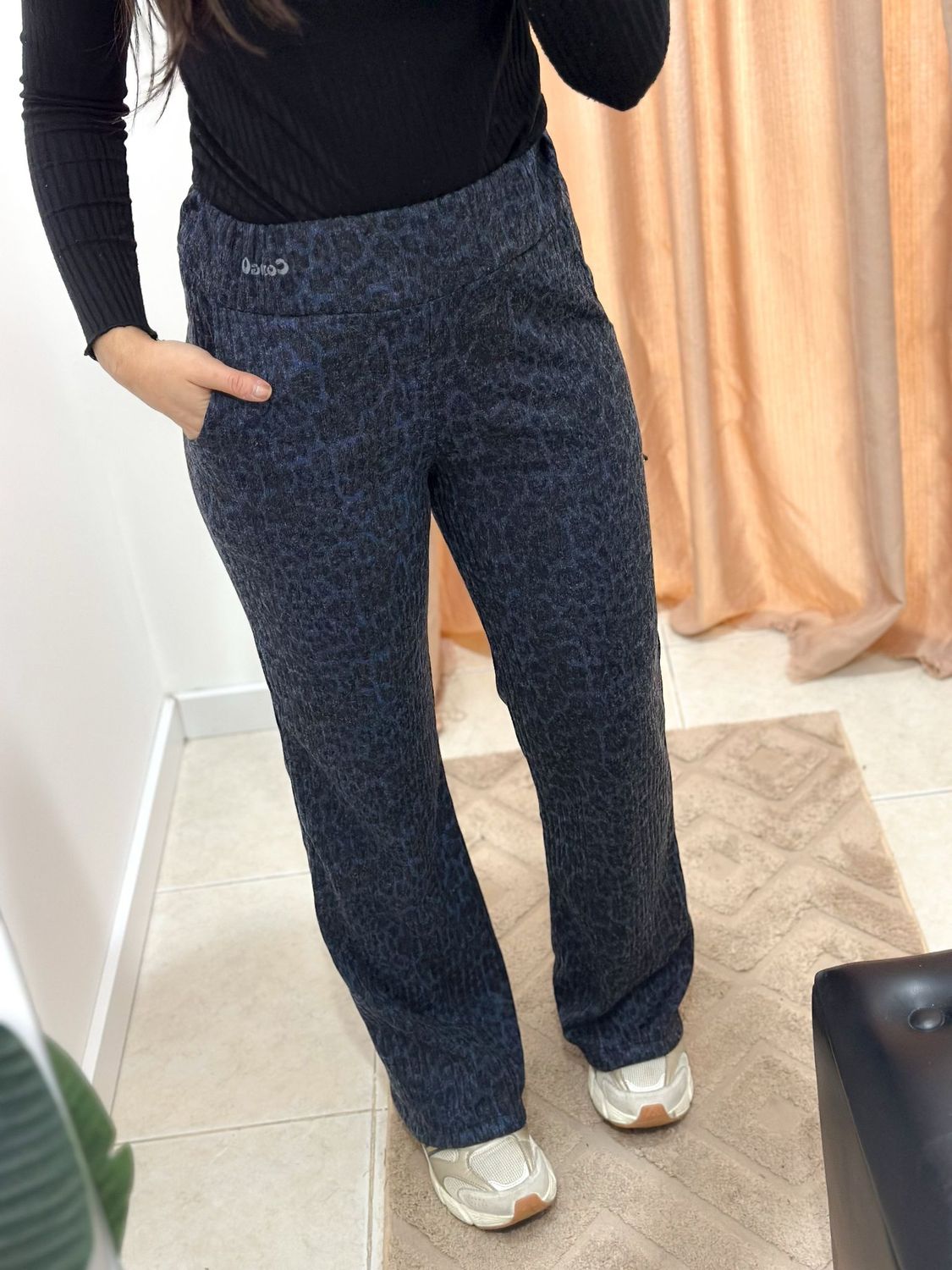 CALZA PRINT AZUL