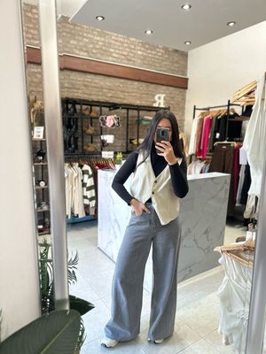 CHALECO BEIGE