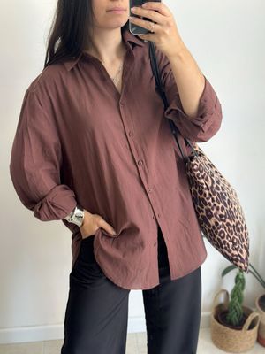 CAMISA CHOCOLATE OVER