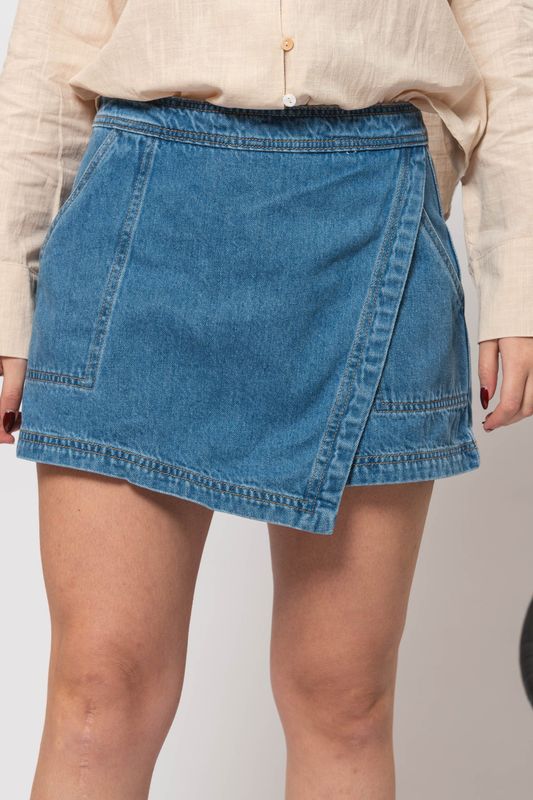 SHORT POLLERA JEAN