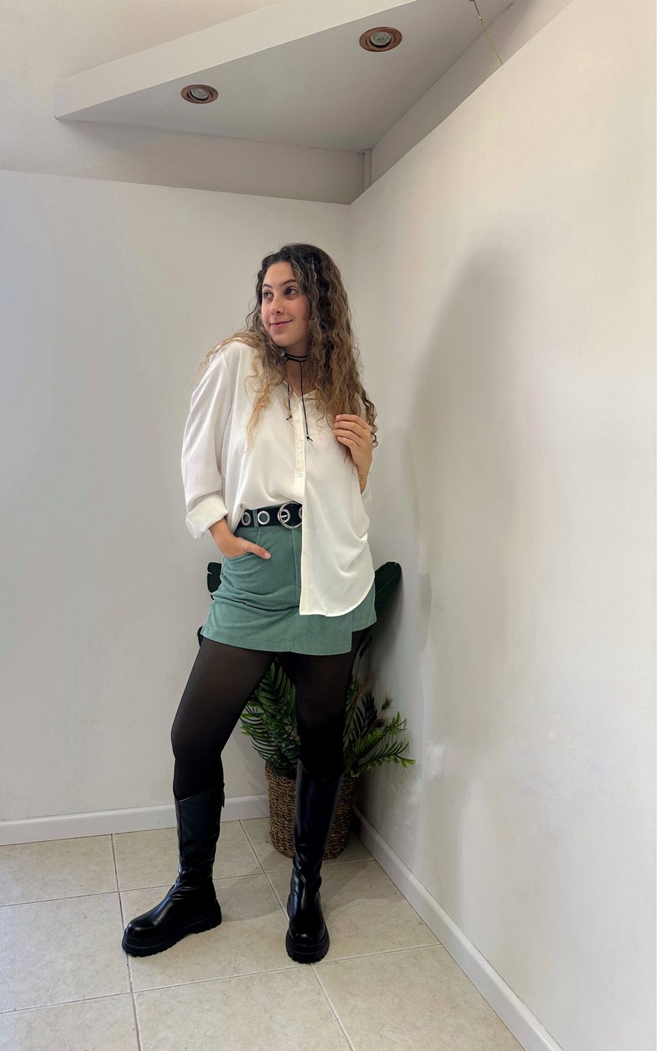 SHORT POLLERA PANA