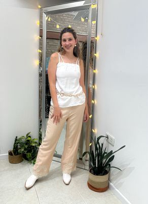 PANTALON BORDADO