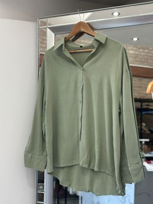 CAMISA VERDE LINO