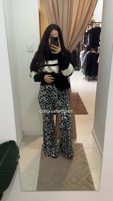 CALZA G. PRINT OXFORD