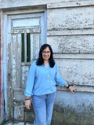 BLUSA CELESTE BOTONES
