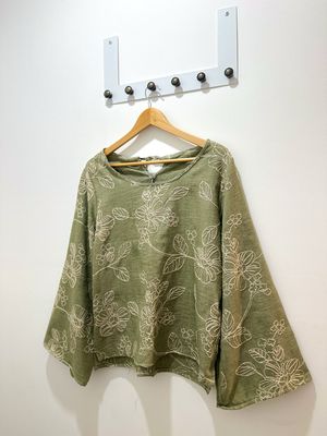 BLUSA BORDADA OXF