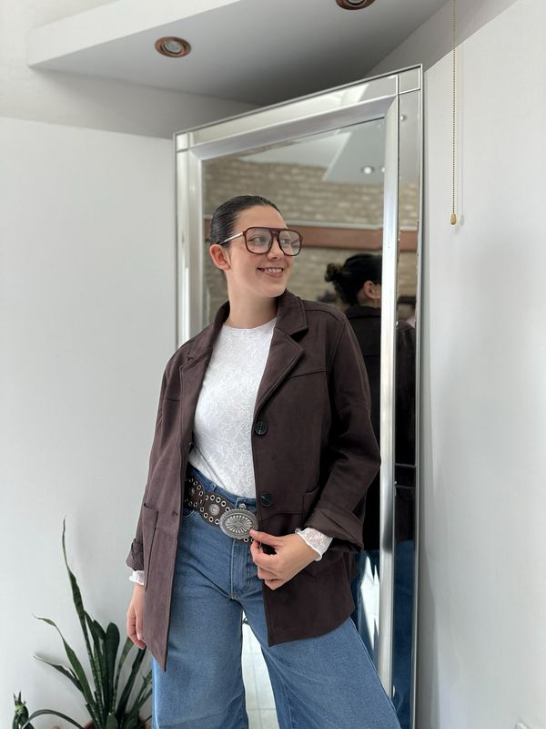 BLAZER GAMUZA