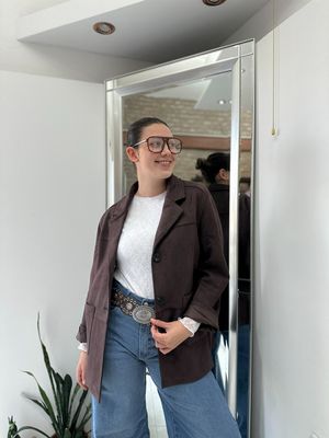 BLAZER GAMUZA