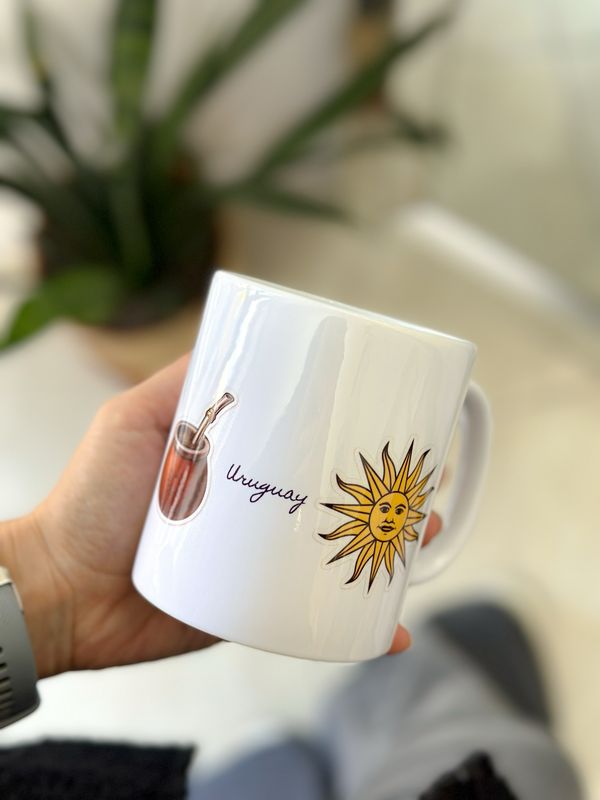 TAZA URUGUAY BANDERA