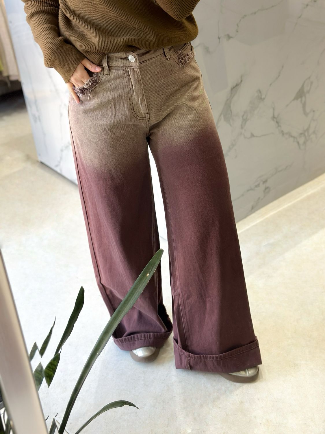 JEAN DEGRADE CHOCO