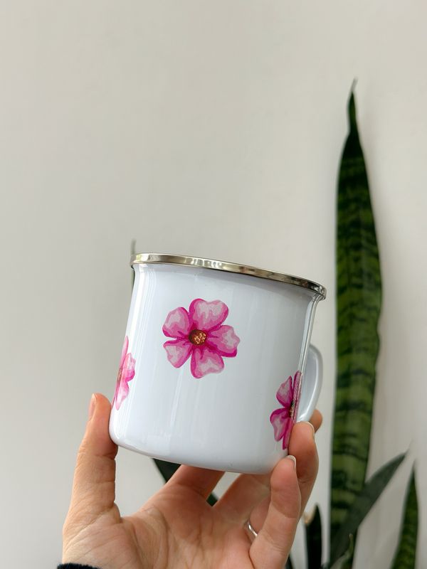 TAZA FLOR CAMPING