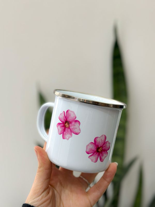 TAZA FLOR CAMPING