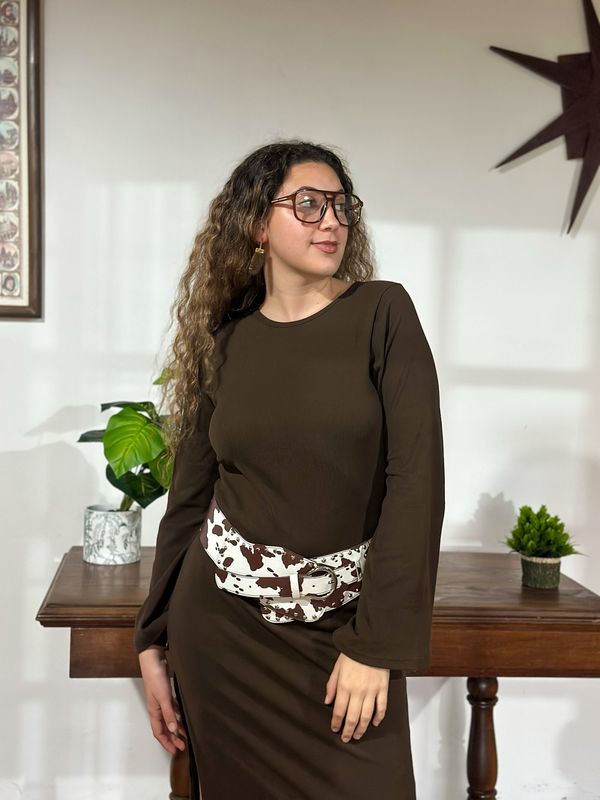 VESTIDO BROWN