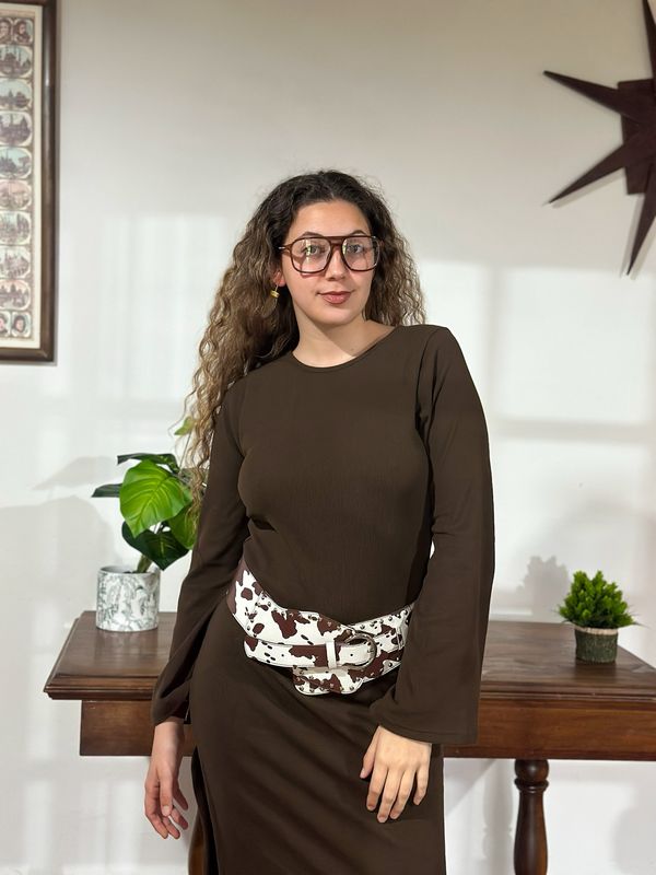 VESTIDO BROWN