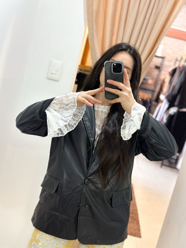 BLAZER CUERINA