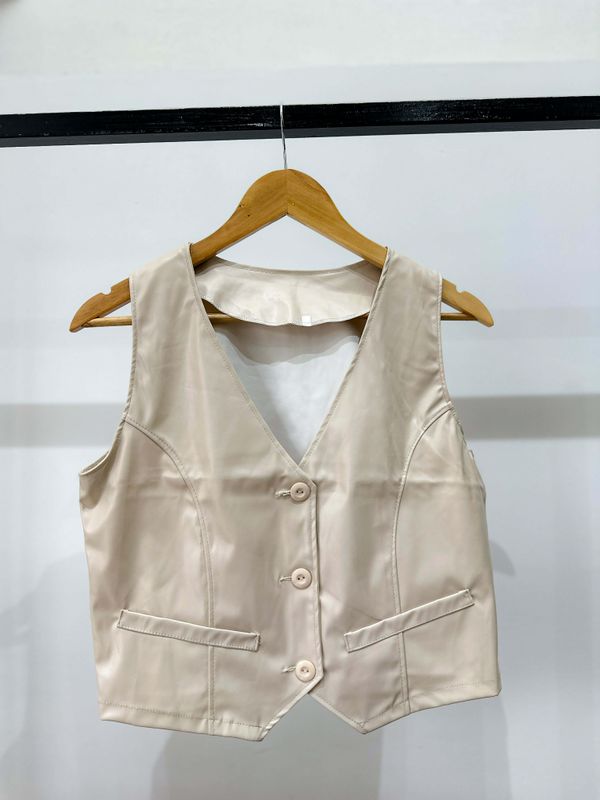 CHALECO BEIGE