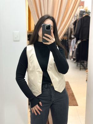 CHALECO BEIGE
