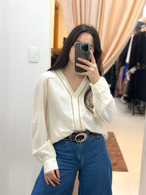 BLUSA NINNA CREMA