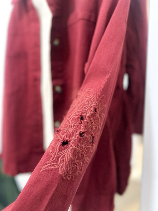 CHAQUETA BORDO