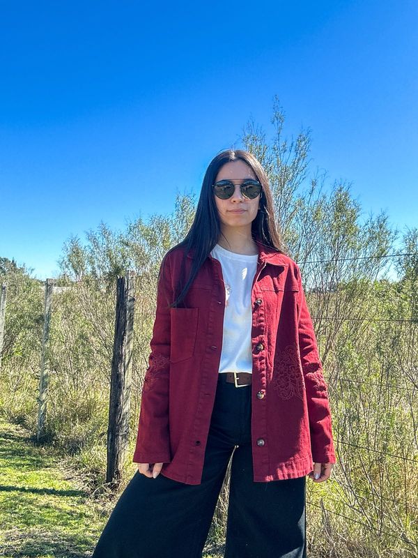 CHAQUETA BORDO