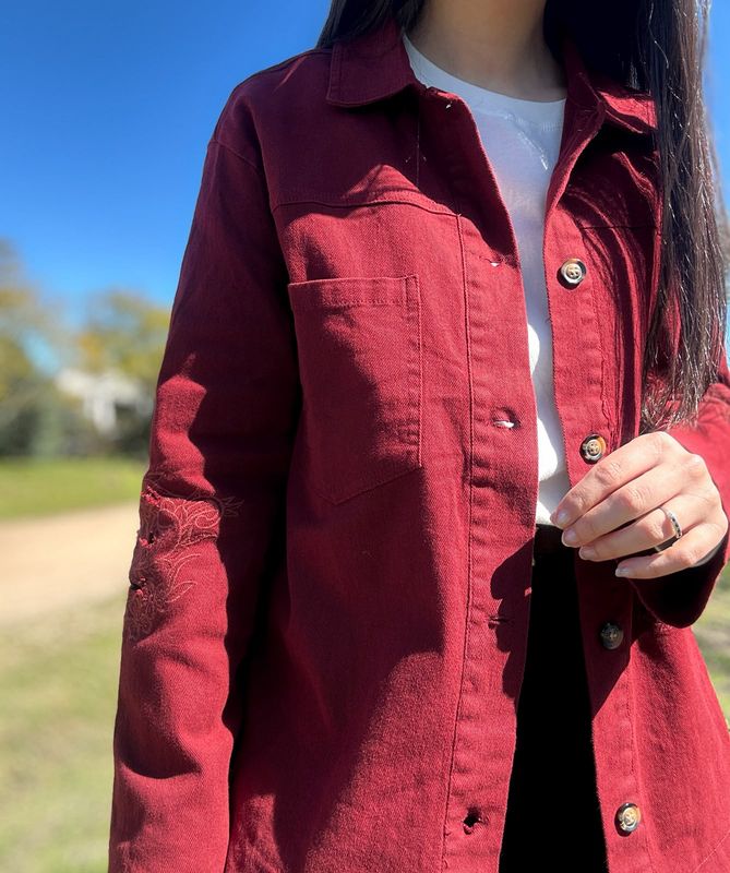 CHAQUETA BORDO