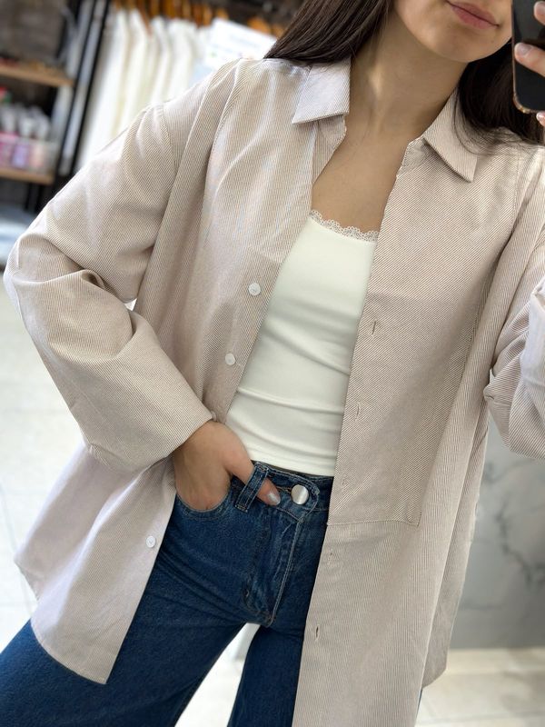 CAMISA BEIGE