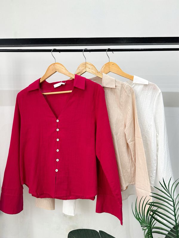 BLUSA TULI FUCSIA