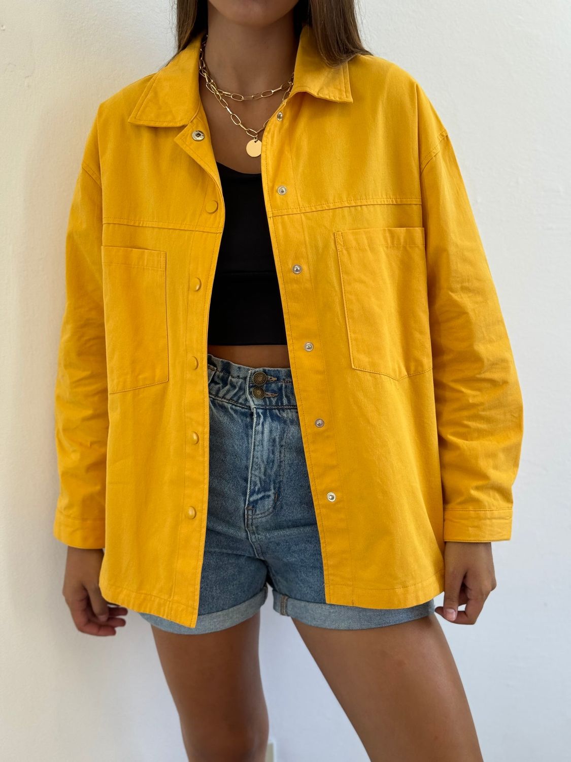 CHAQUETA AMARILLO