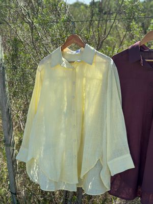 CAMISA OVER AMARILLA