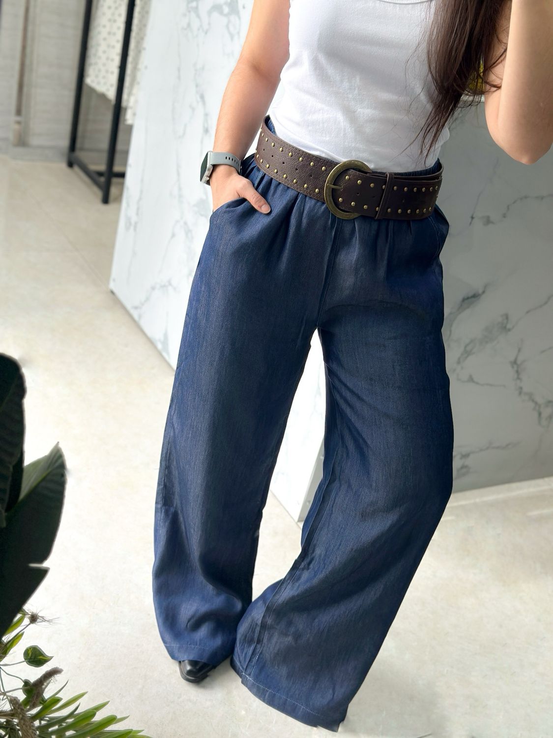 JEAN FINO AZUL