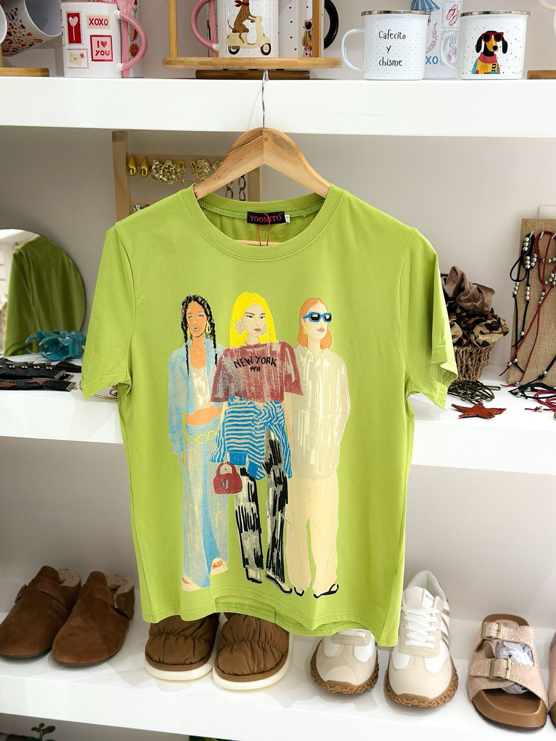 REMERA MUJERES VERDE