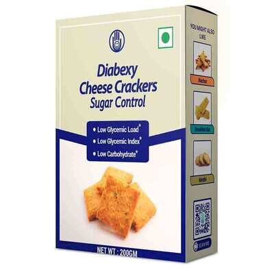 Diabexy Diabetic Food Products Sugar Free Cheese Crackers - 200g