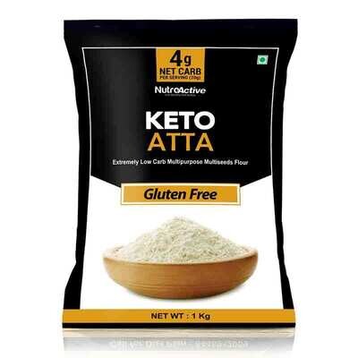 NutroActive Keto Atta Net Carb 4% Extremely Low Carb Flour - 1kg