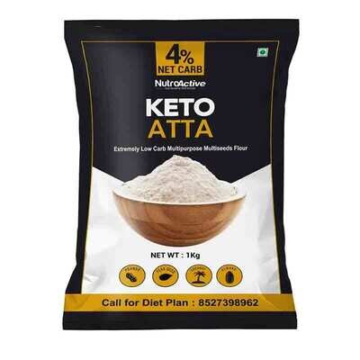 NutroActive Keto Atta Net Carb 4% Extremely Low Carb Flour - 1kg