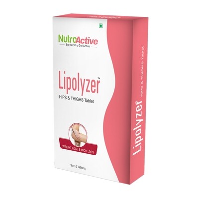 Nutroactive Lipolyzer Hips & Thighs Weight Management Pills 30 Tablets